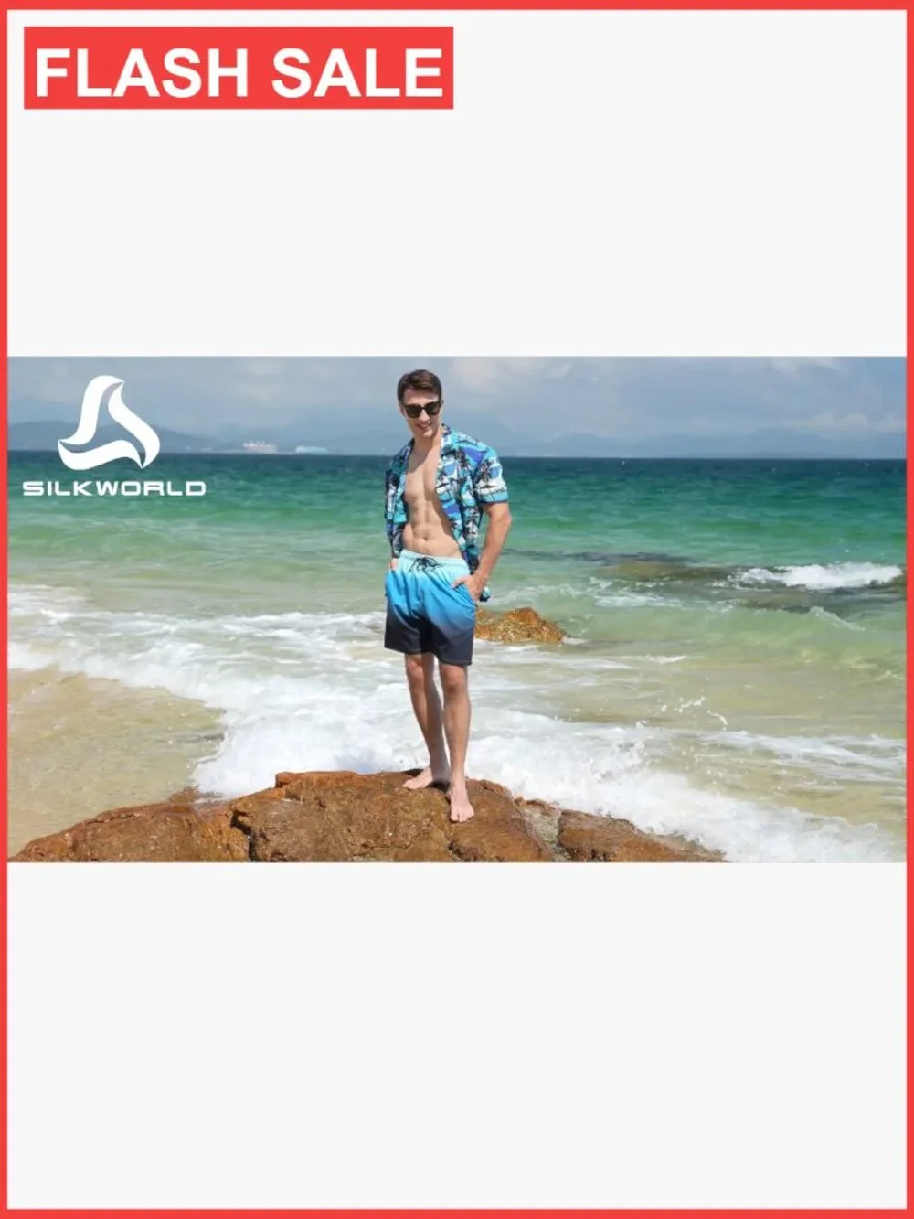 Men's Swim Trunks Quick Dry Compression Liner 2 in 1 Shorts Swimsuit UPF 30